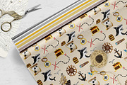 Kids Playful Seamless Patterns, a Pattern Graphic by Oksana Dovhopol Art (Thumbnail 7 of 14)