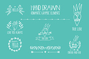 Hand drawn romantic graphic elements, an Illustration by totokumi (Thumbnail 2 of 2)