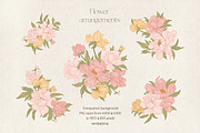 My lovely peonies. Color & B&W, an Illustration by Lisla (Thumbnail 4 of 11)