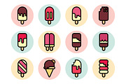 Ice Cream Clipart, an Outline Icon by lavinialorena (Thumbnail 1 of 3)