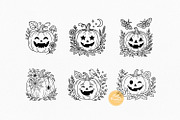 Cottagecore Halloween Pumpkin Bundle, a Seasonal Illustration by Pretty Meerkat (Thumbnail 3 of 6)