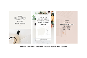 Bloom Pinterest Templates