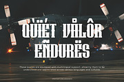 Deadhammer - Millitary Font, a Serif Font by Flawless And Co (Thumbnail 9 of 10)