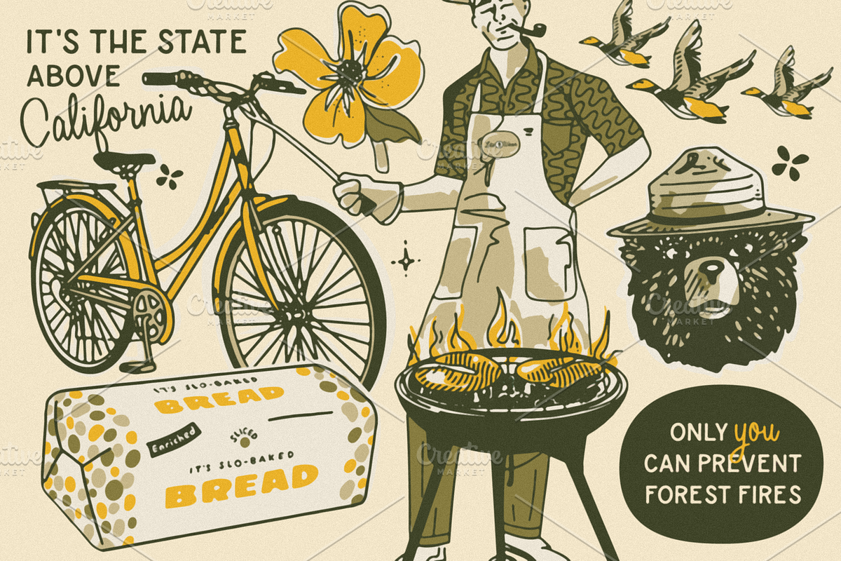 Oregon Campout: Patterns + Graphics, a Pattern Graphic by Bruised Goods (Photo 17 of 21)