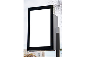 Blank white billboard screen, an Architecture Photo by volodymyrshtun13795