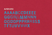 Back Page Ad Distressed Display Font, a Sans Serif Font by Sombrero Craft (Thumbnail 3 of 5)