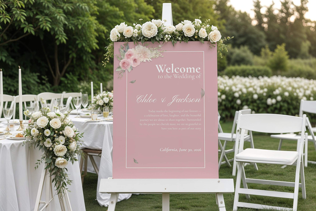 Romantic Blush Pink Wedding Website, a Landing Page Template by Everyday Perfection (Photo 10 of 13)