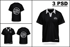 Polo T-Shirt Mockup, an Apparel Mockup by mockupbuys