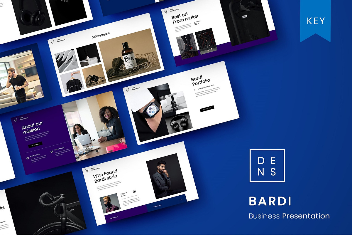 Bardi – Business Keynote Template, a Presentation Template by Dens Creative Studio (Photo 1 of 12)