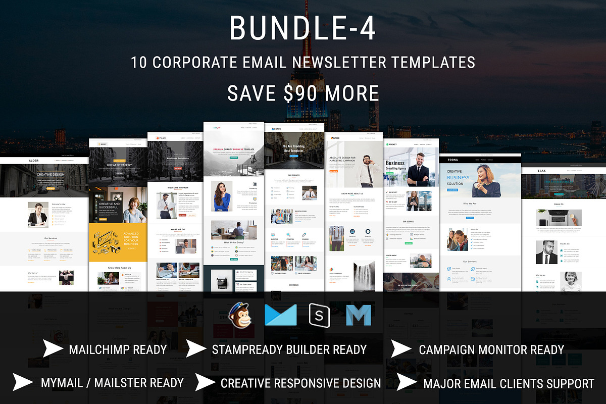 10 Email Newsletters Bundle 4, an Email Template by FourDinos