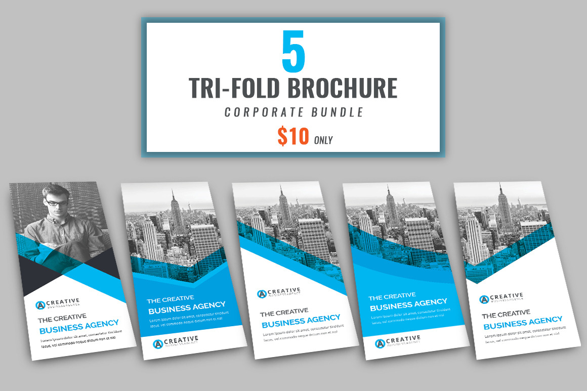 Tri-Fold Brochure Bundle, a Brochure Template by design_pick