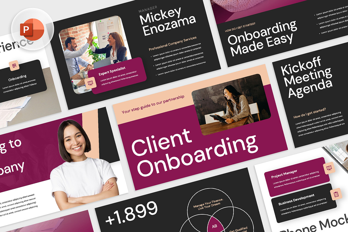 Client Onboarding Powerpoint, a Presentation Template by rgbryand (Photo 1 of 7)