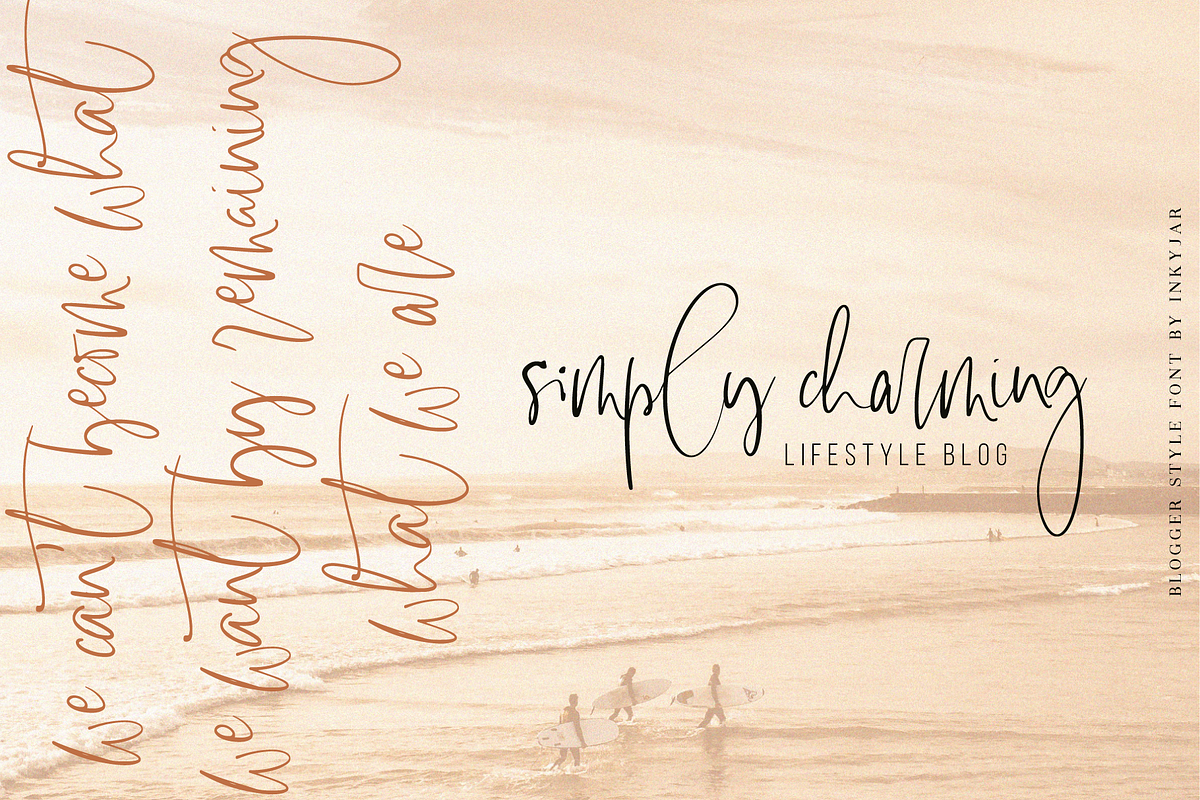 Lasiera Script Font | Blog style preview 7