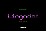 Lingodot Creative Display Font, a Symbol Font by alpercakici (Thumbnail 11 of 11)