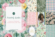 Hand-Painted Backgrounds & Frames, a Background Graphic by Essentially Nomadic (Thumbnail 1 of 16)