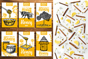 Hand drawn honey illustrations, an Illustration by Live line (Thumbnail 3 of 5)