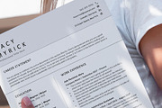 Professional Resume Template, CV, a Resume Template by VictoriousVita (Thumbnail 8 of 8)