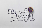 Bralyn Script, a Script Font by vanroem (Thumbnail 1 of 9)