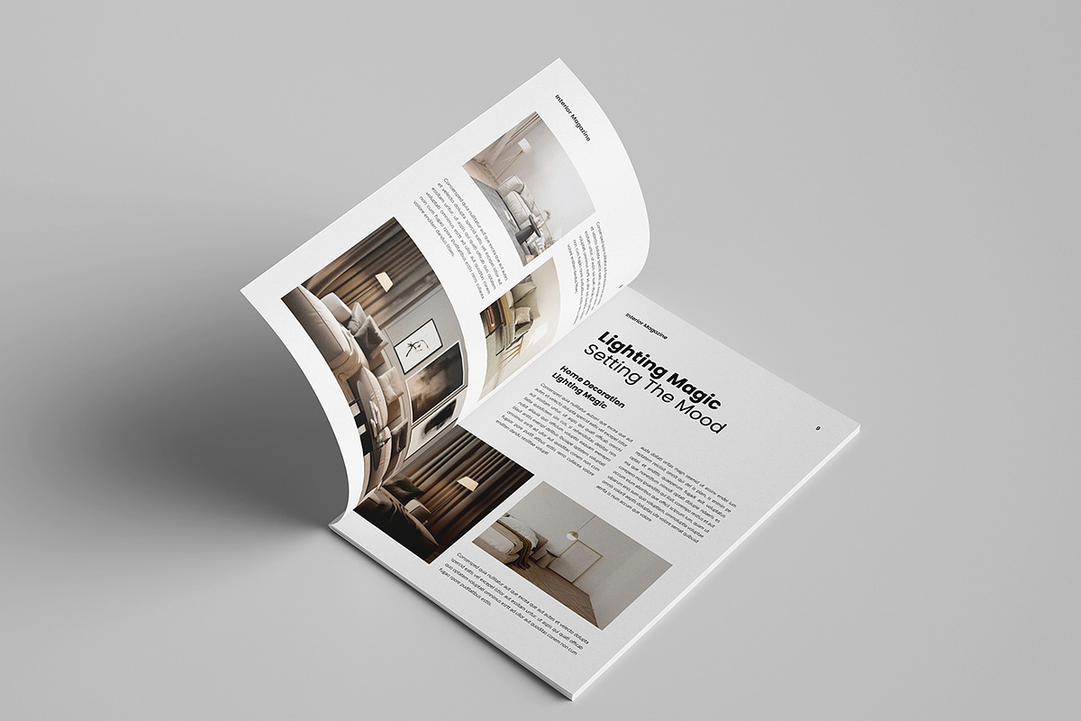 Interior Design Magazine Template, a Magazine Template by Spark_Creative (Photo 5 of 12)