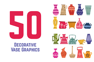 50 Decorative Vase Graphics