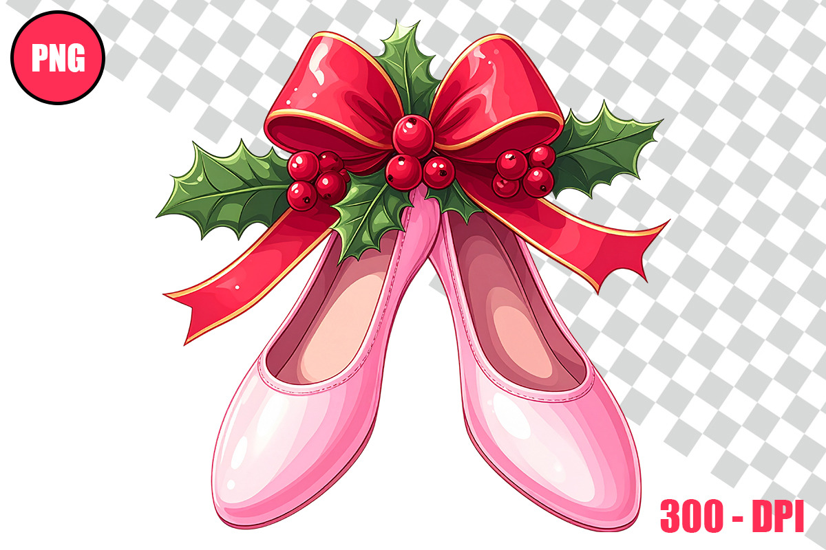 Christmas Ballet Slippers Cliparts, a Person Illustration by taramija (Photo 22 of 26)