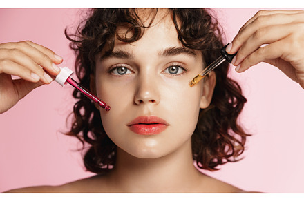 Beauty and skin care concept. Face