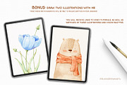 Art Watercolor - Brushes & Canvases, a Brush Add-On by polikarpovaart (Thumbnail 11 of 16)