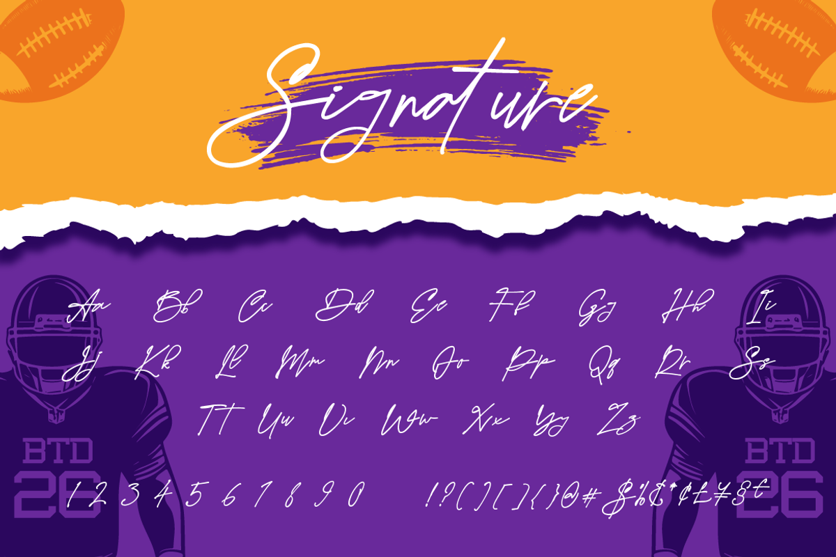 Insporta Signature, a Serif Font by Burntilldead (Photo 4 of 12)
