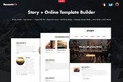 Story + Online Template Builder, an Email Template by DynamicXX (Thumbnail 1 of 2)