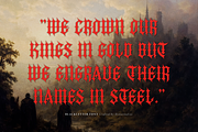 Tonduk | Blackletter Font, a Blackletter Font by Denustudios (Thumbnail 6 of 12)
