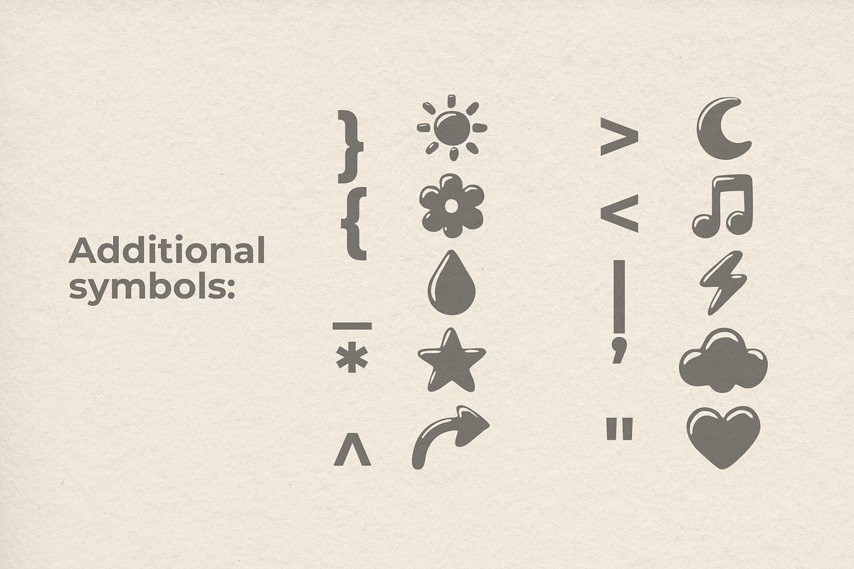 Playful Clay Cute Decorative Font, a Blackletter Font by Graphic Spirit (Photo 12 of 13)
