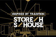 Storehouse Font + Vector shapes, a Serif Font by LeoSupply.co (Thumbnail 18 of 18)