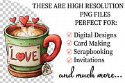 Whimsical Valentine Clipart Png, an Illustration by Daily.Designs (Thumbnail 2 of 7)
