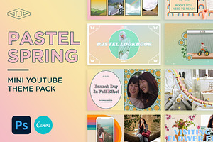 Pastel Spring Mini Youtube Pack