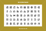 Battery icons, an Outline Icon by Wencory (Thumbnail 1 of 2)