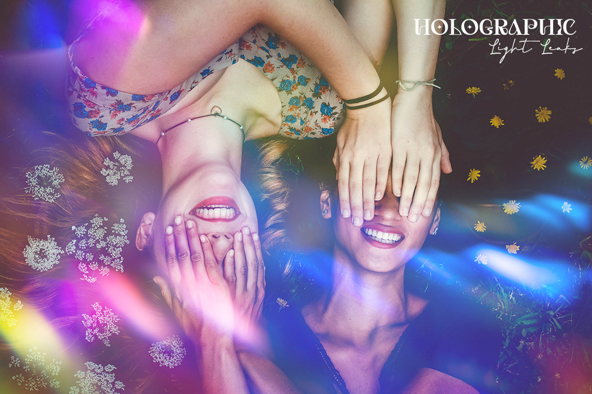 Holographic Light Leaks, a Texture Graphic by Julie&Taily (Photo 23 of 28)