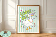 Striped Funny Goose PNG, an Animal Illustration by Daily.Designs (Thumbnail 5 of 6)