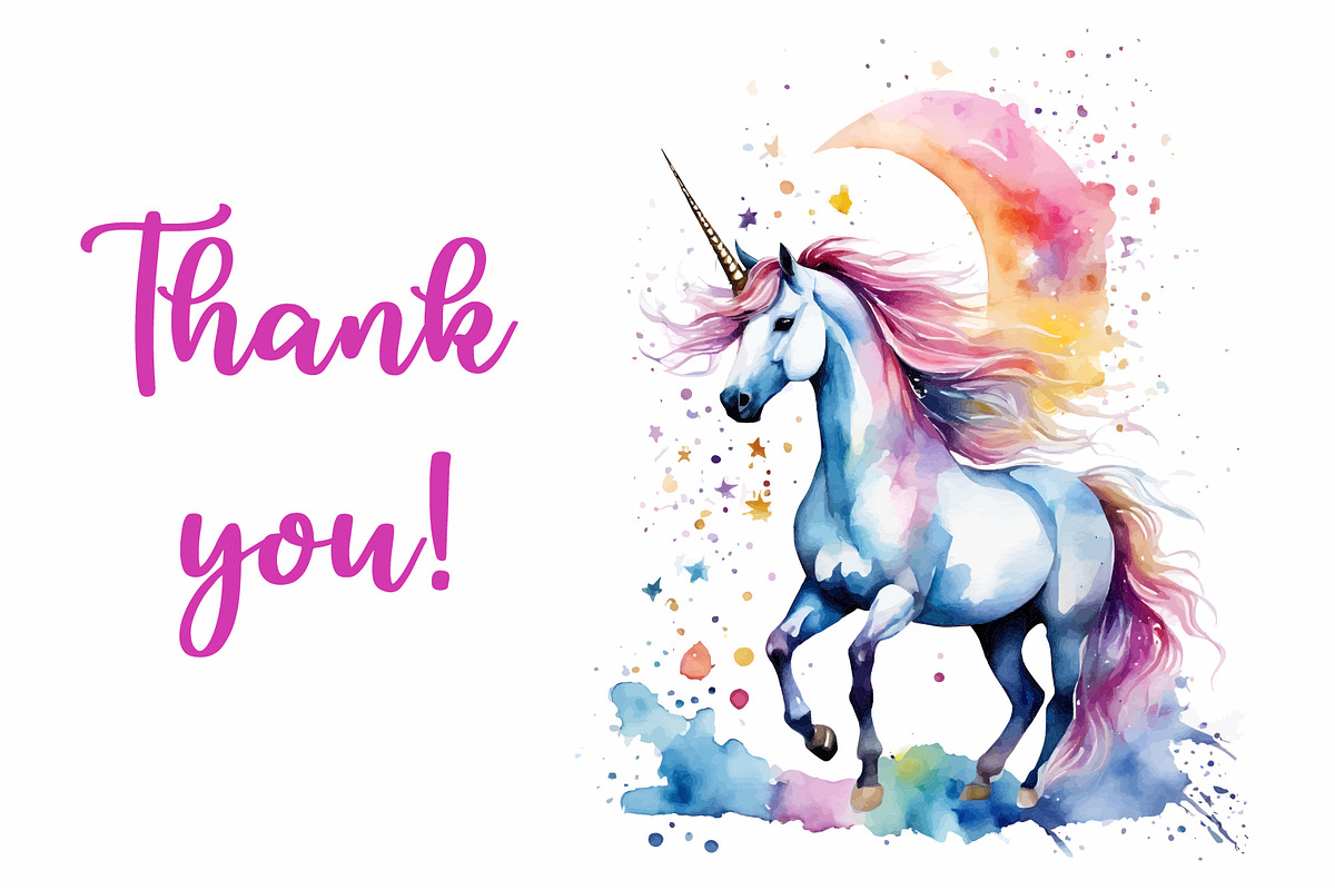 Rainbow Unicorn, an Animal Illustration by Michiru13 (Photo 3 of 3)