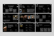 Black Gray Photography Portfolio PPT, a Presentation Template by graphicook (Thumbnail 4 of 4)