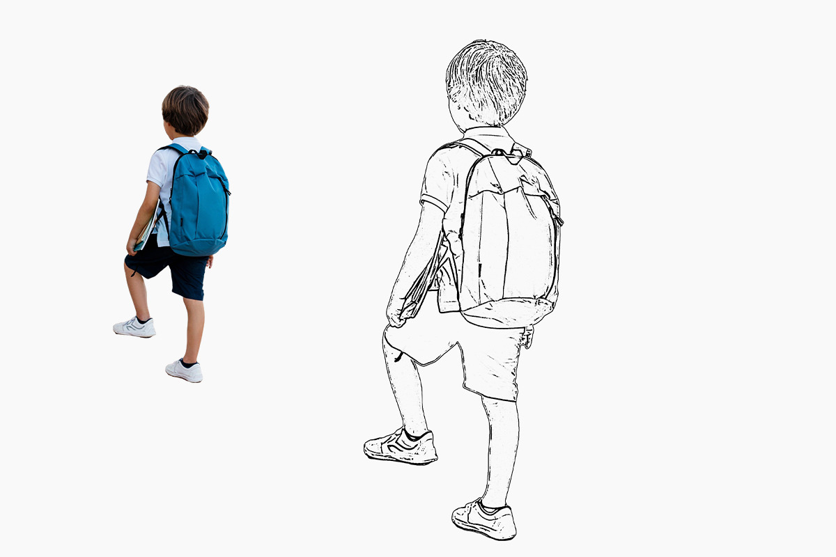 Line Art Photo Effect for Photoshop, an Action Add-On by 3d_model_tifotizi (Photo 2 of 3)