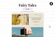 Fairy tales social media template, a Social Media Template by Chanut is industries (Thumbnail 9 of 11)