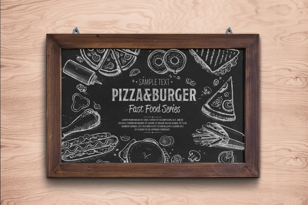 Fast food hand drawn set, a Food Illustration by Alfazet Chronicles (Photo 4 of 9)
