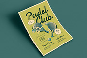 Padel Club Event Flyer, a Flyer Template by Guuver (Thumbnail 2 of 3)