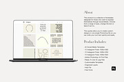 Instagram Quotes Posts Stories PS, a Social Media Template by Love Radiation Studio (Thumbnail 3 of 19)