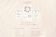 Minimal Wedding Invitation Card, an Invitation Template by DesignGenix (Thumbnail 4 of 7)