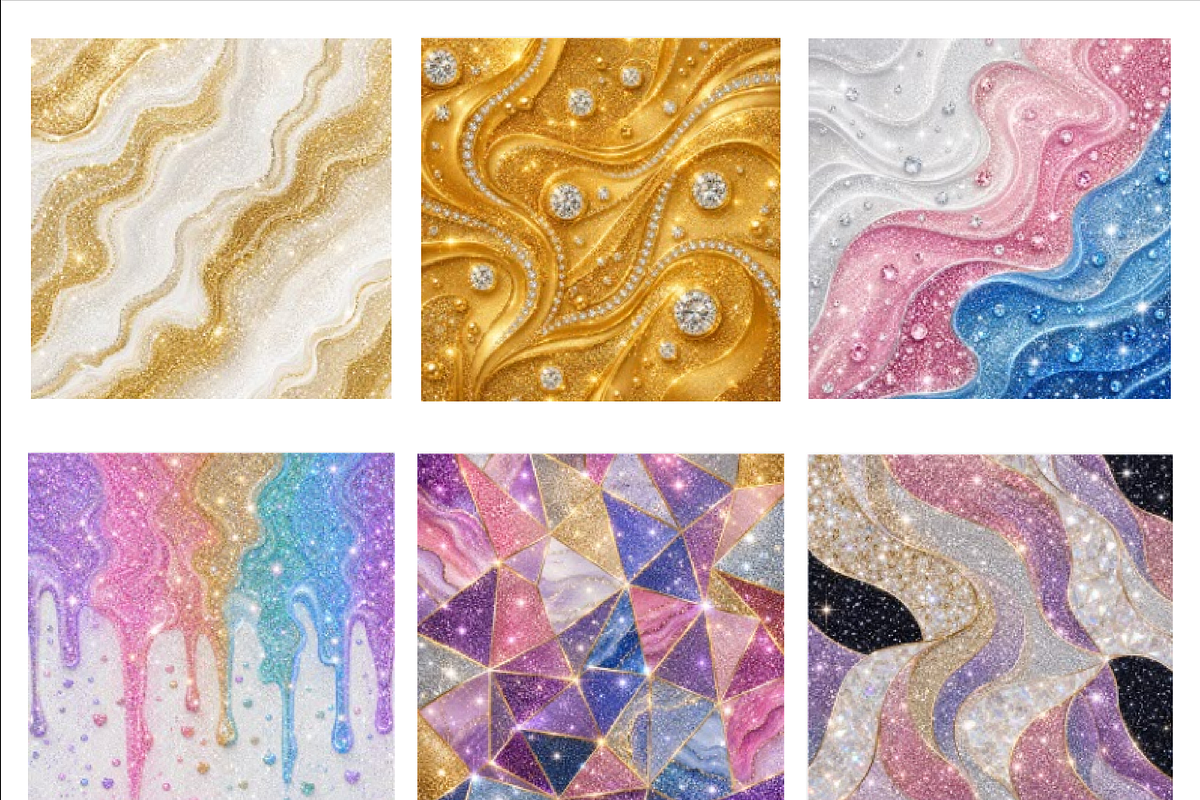Luxury Glitter Textures, a Texture Graphic by Printable Design Store (Photo 3 of 4)