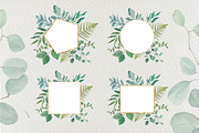 Greenery - Watercolor Clip Art Set, a Decorative Illustration by Tati Bordiu (Thumbnail 3 of 5)