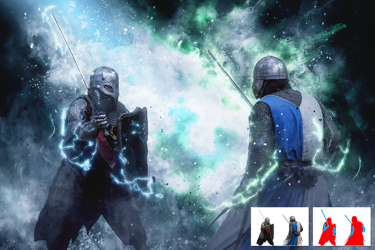 Power Explosion Photoshop Action, an Action Add-On by A R T M A R T (Photo 6 of 11)