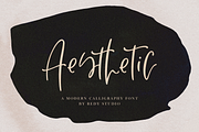 Aesthetic – Modern Calligraphy Font, a Script Font by RedyStudio (Thumbnail 1 of 13)