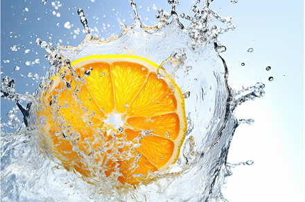 orange and lime slices being, a Food & Drink Photo by Neirfy